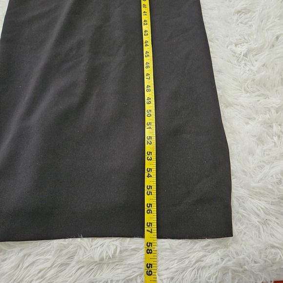 Badgley Mischka Collection Women's Black Sleeveless Pencil Maxi Gown. Size 0 - Picture 12 of 14